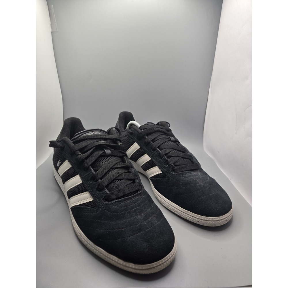 Adidas Busenitz Pro Black White Suede Skate Shoes F37347 Men's Size 12 - Picture 1 of 9